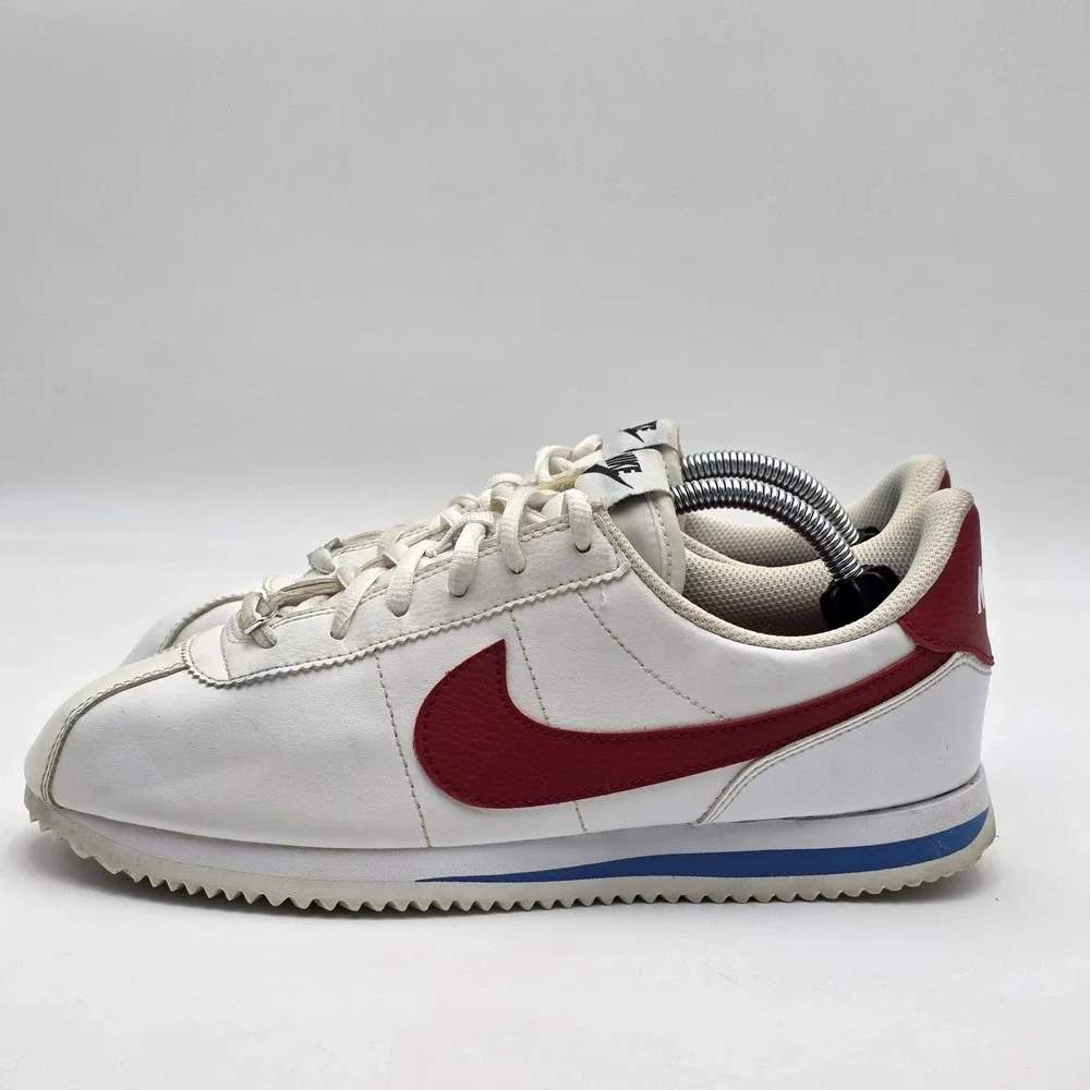 Nike Cortez Basic SL GS Forrest‎ Gump Youth 7Y  Women's8.5 White Red 904764-103